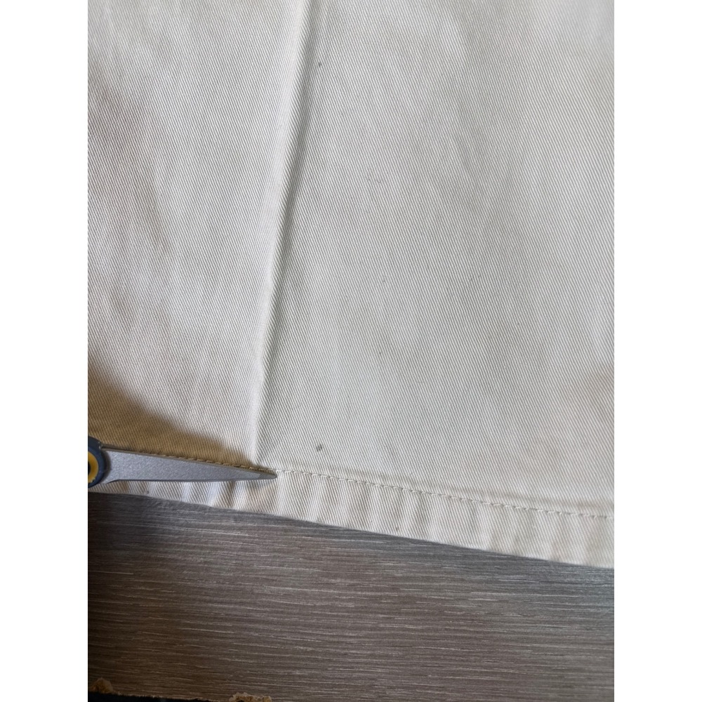 Polo Jeans Co Ralph Lauren Mens 33x33 Off White Straight Leg Cotton Pants - Picture 14 of 14